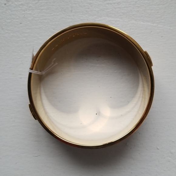 Coach Python Leather and Gold Bracelet - Picture 2 of 7